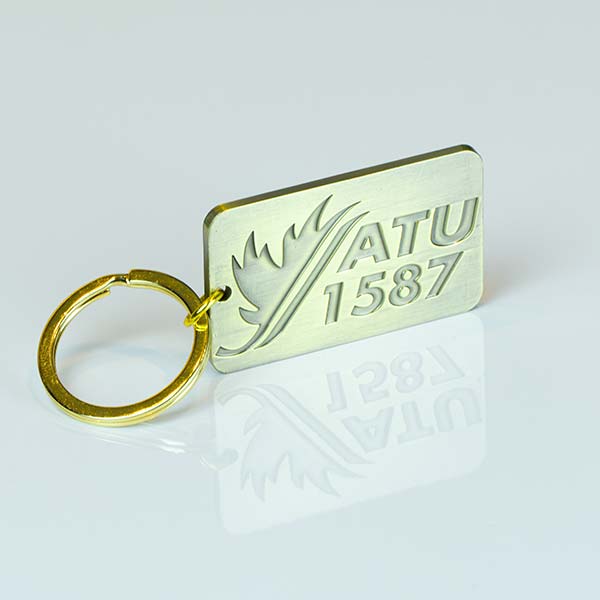 Die-Struck Key Chain